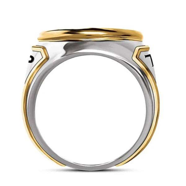 Men's "Donald Trump - 45th President" Electroplated Cocktail Ring - Image 3