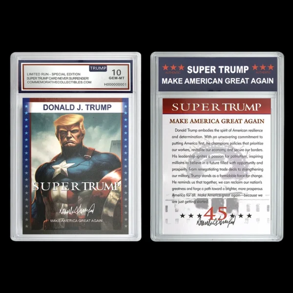 2025 Super Donald Trump "Make America Great Again" Trading Cards - Image 6
