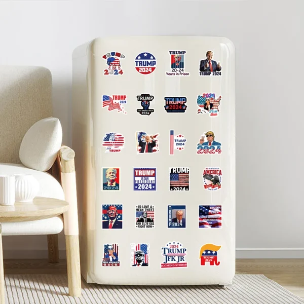 50pcs Trump Presidential Election Stickers – Waterproof Stickers - Image 5