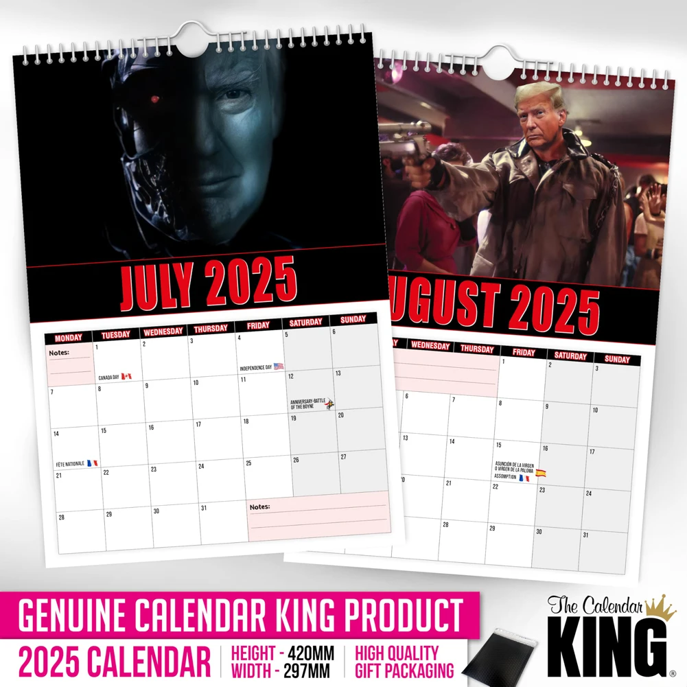 2025 Trump Wall Calendar – 12-Month Donald Trump Wall Planner for Home, Office, and More - Image 6