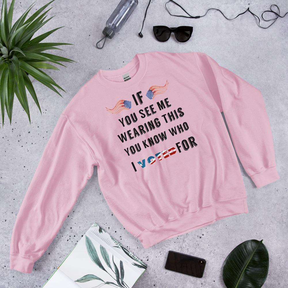 I Voted - Unisex Sweatshirt - Image 3