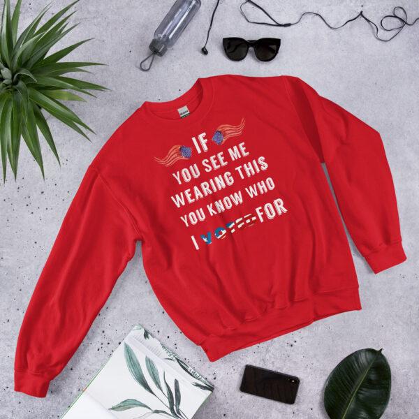 I Voted - Unisex Sweatshirt - Image 3