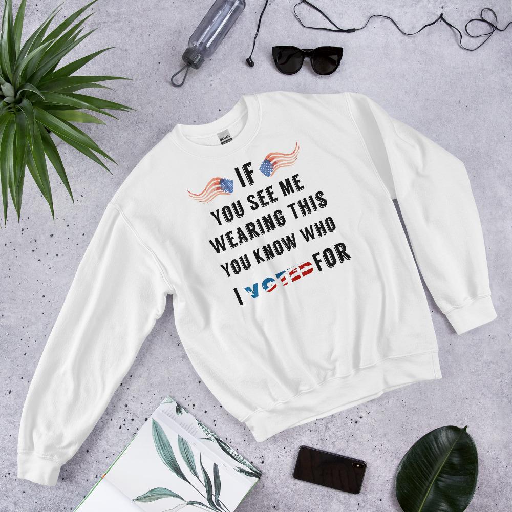 I Voted - Unisex Sweatshirt - Image 4